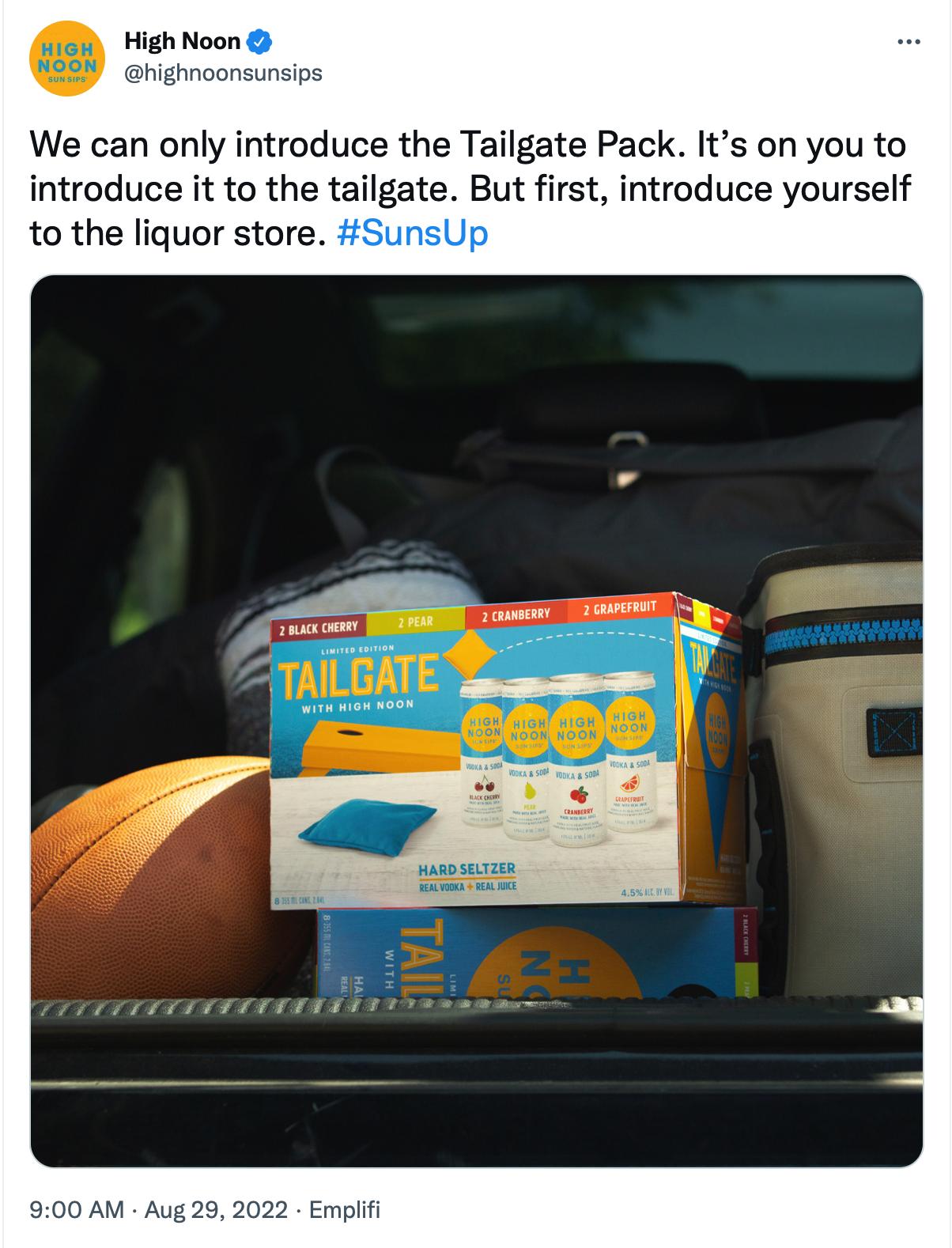 High Noon Tailgate Pack