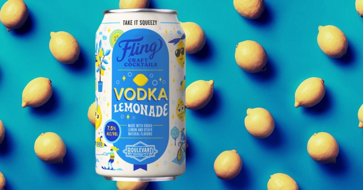 Fling Craft Cocktail Take It Squeezy Vodka Lemonade