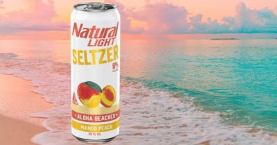 Natural Light Mango Peach Aloha Beaches