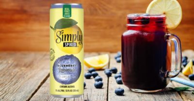 Simply Spiked Lemonade Blueberry Lemonade