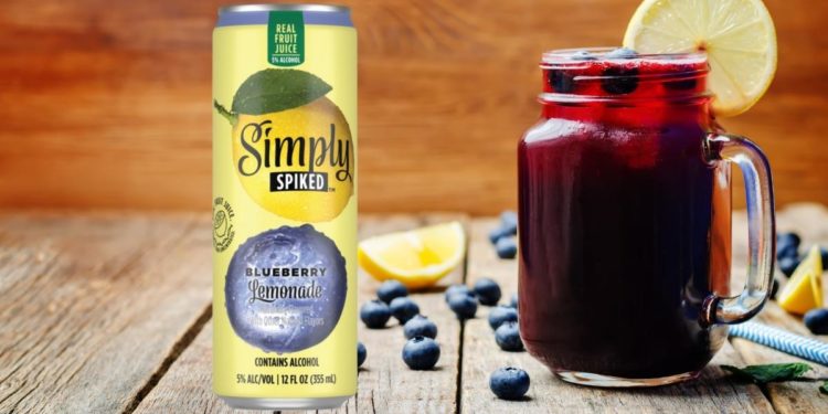 Simply Spiked Lemonade Blueberry Lemonade