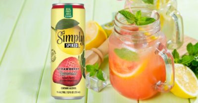 Simply Spiked Lemonade Strawberry Lemonade