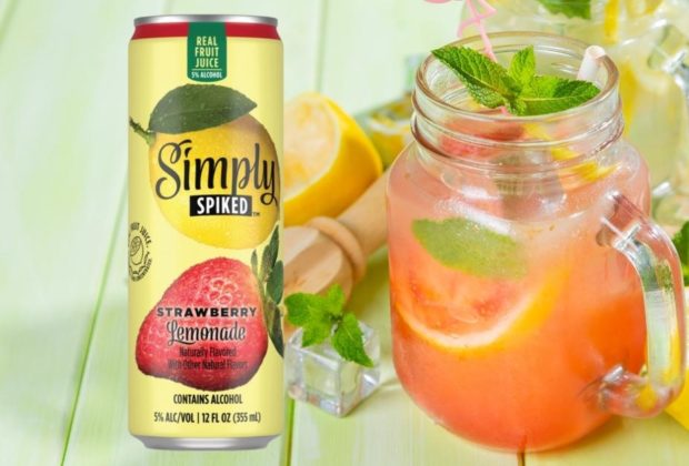 Simply Spiked Lemonade Strawberry Lemonade