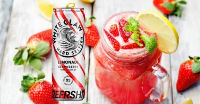 White Claw Refreshr Strawberry with a Hint of Kiwi Featured
