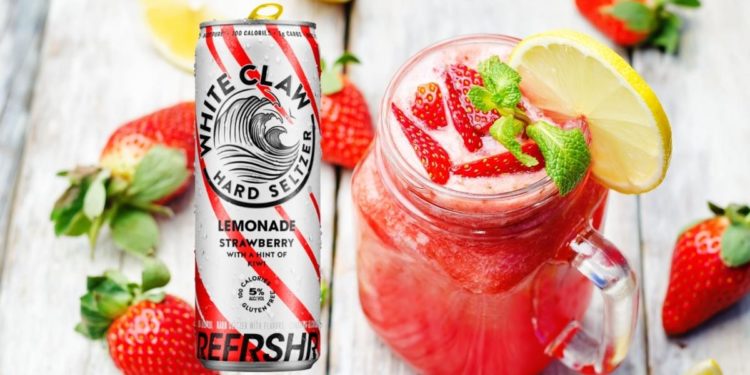 White Claw Refreshr Strawberry with a Hint of Kiwi Featured