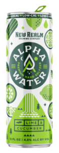 Alpha Water Premium Hard Seltzer Lime Cucumber