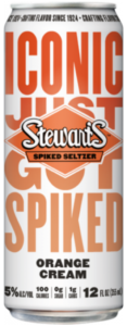 Stewarts Premium Spiked Seltzer Orange Cream