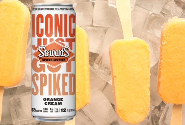 Stewarts Premium Spiked Seltzer Orange Cream