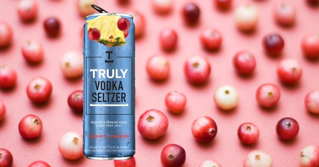 Truly Vodka Seltzer Pineapple and Cranberry