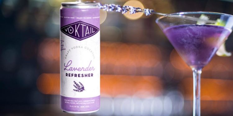 Voktail Craft Vodka Cocktails Lavender Refresher