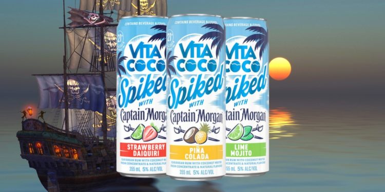 Available Now Vita Coco Spiked with Captain Morgan