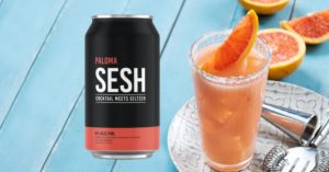 SESH Cocktail Meets Seltzer Paloma