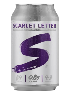 Scarlet Letter Spiked Seltzer Purple