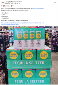 High Noon Tequila Seltzers