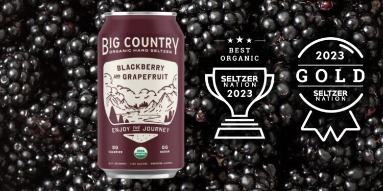 Big Country Hard Seltzer Review Blackberry & Grapefruit Featured-2