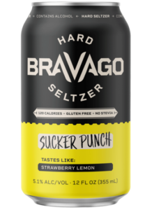 Bravago Hard Seltzer Sucker Punch Strawberry Lemon