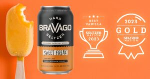 Bravago Hard Seltzer Vanilla & Orange Cream