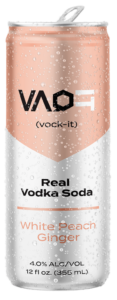 VAQIT Vodka Soda White Peach Ginger