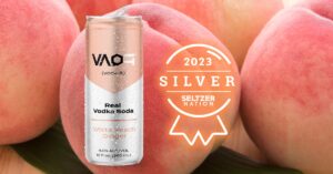 VAQIT Vodka Soda White Peach Ginger