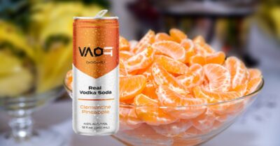 VAQIT Clementine Pineapple Vodka Soda
