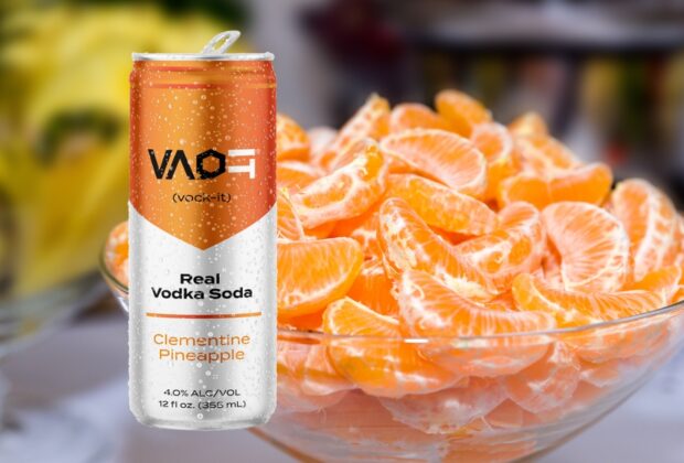VAQIT Clementine Pineapple Vodka Soda
