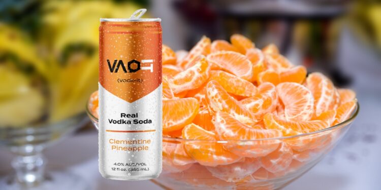 VAQIT Clementine Pineapple Vodka Soda