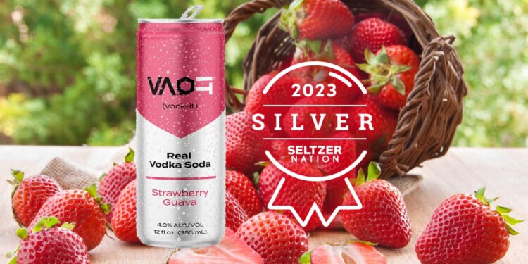 VAQIT Vodka Soda Strawberry Guava