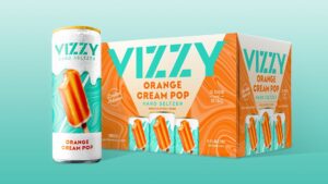 Vizzy Hard Seltzer Orange Cream Pop flavor