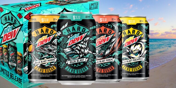 Hard MTN Dew Baja Blast Variety Pack