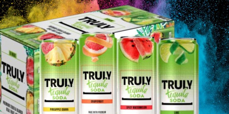 Truly Tequila Sodas, Truly Tequila Soda, Truly Hard Seltzer Tequila Sodas