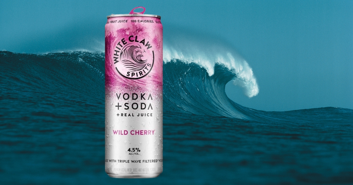 White Claw Vodka Soda Black Cherry