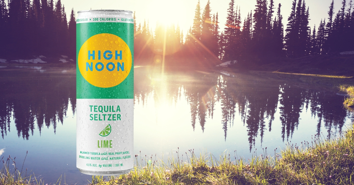 Lime High Noon Tequila Seltzer