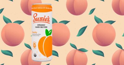 Suzie's Organic Hard Seltzer Peachy