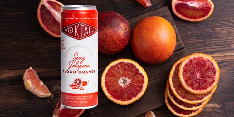 Voktail Craft Vodka Cocktails Spicy Jalapeno Blood Orange