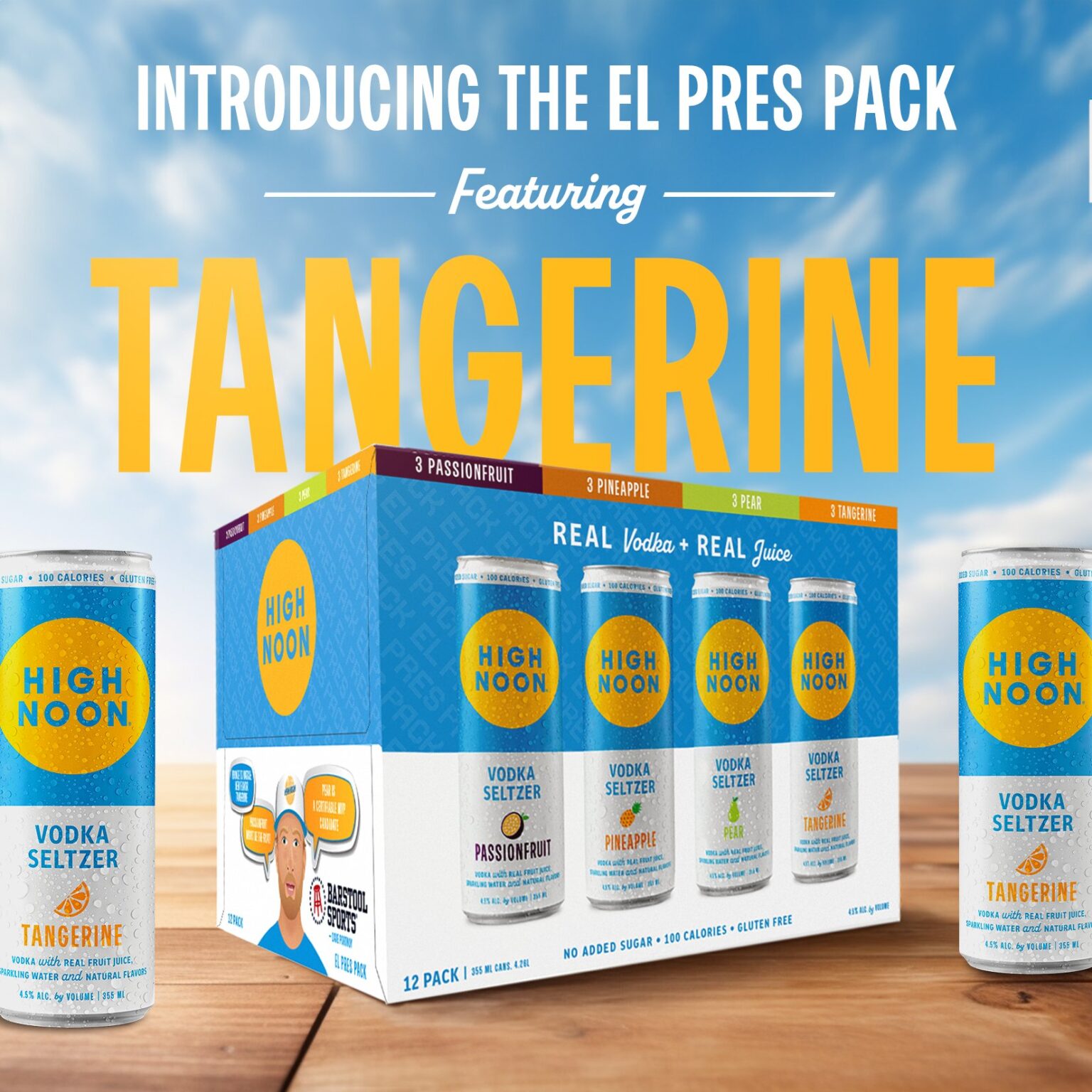 High Noon Tangerine Releases in LTO El Pres PAck