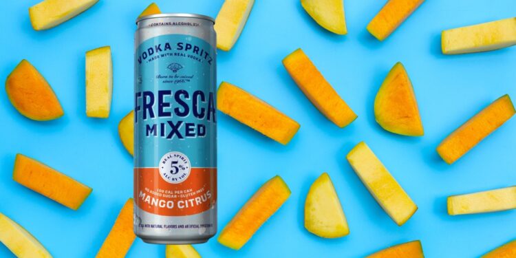 Fresca Mixed Mango Citrus Vodka Spritz