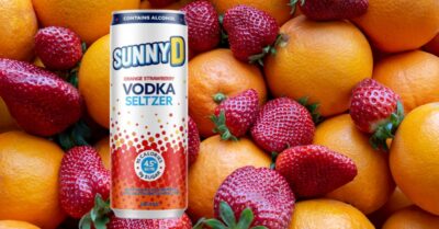 SunnyD Vodka Seltzer Orange Strawberry
