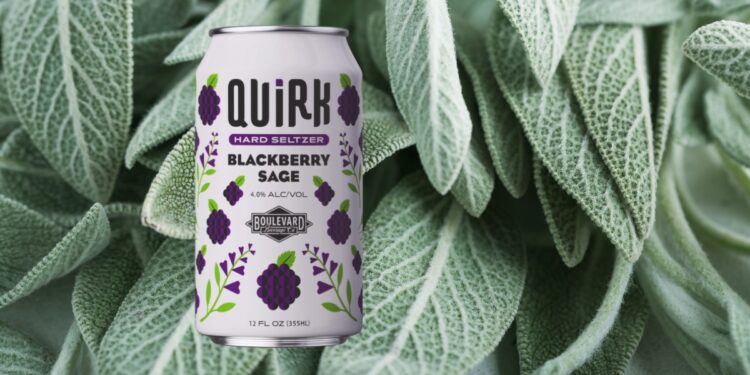 Quirk Blackberry Sage Hard Seltzer