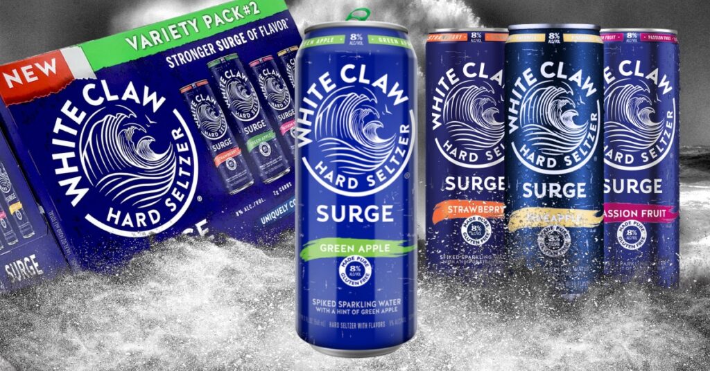 White Claw Surge 8% New Pack New Flavors