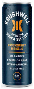 Krushwell Passion Fruit Hibiscus Vodka Seltzer